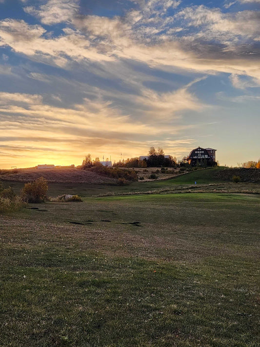 Support Local Businesses in Cochrane Alberta, the beautiful 12-hole golf course at Horton's Concrete