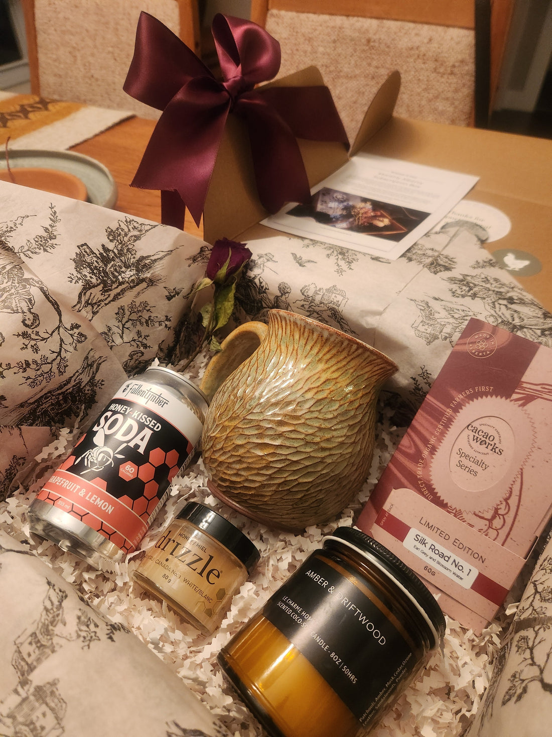 Alberta subscription box featuring local artisan products and gift packaging